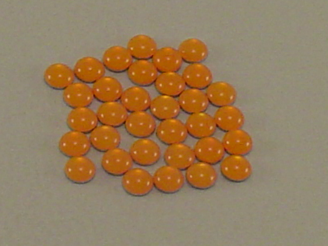 1 Gross 4mm FLOURESCENT PEARLSTUDS ORANGE NAILHEAD HOTFIX